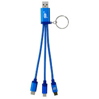METALLIC- 3-IN-1 CHARGING CABLE